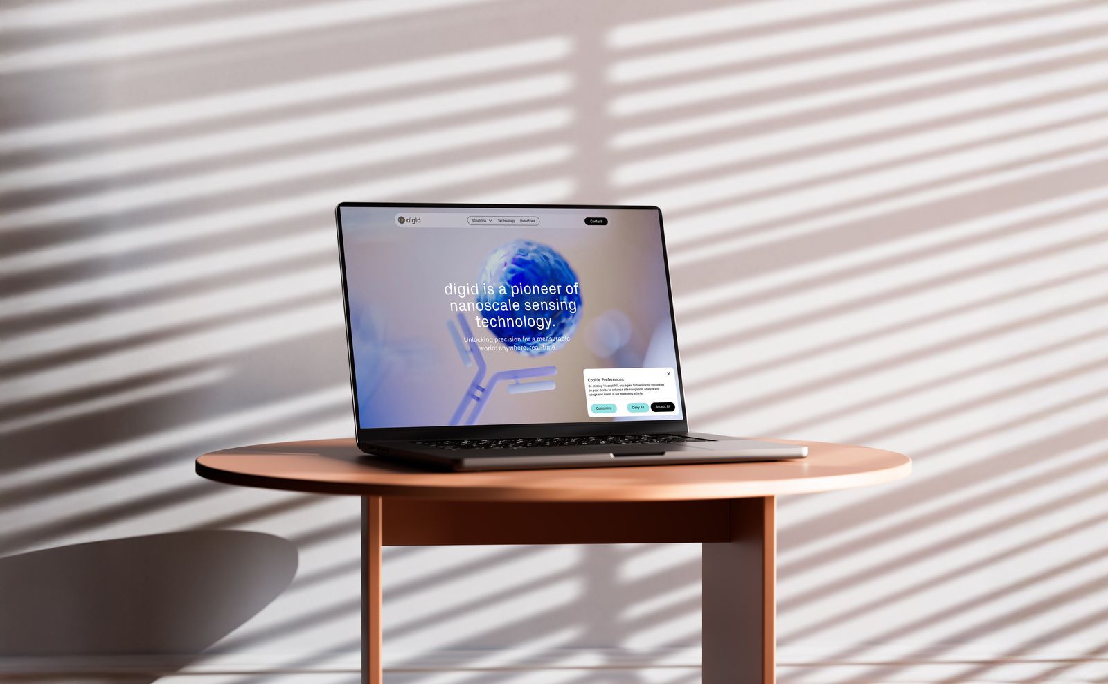 digid website mockup