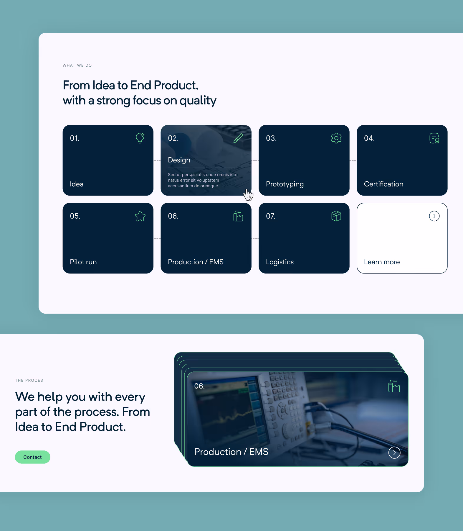 QCE website design